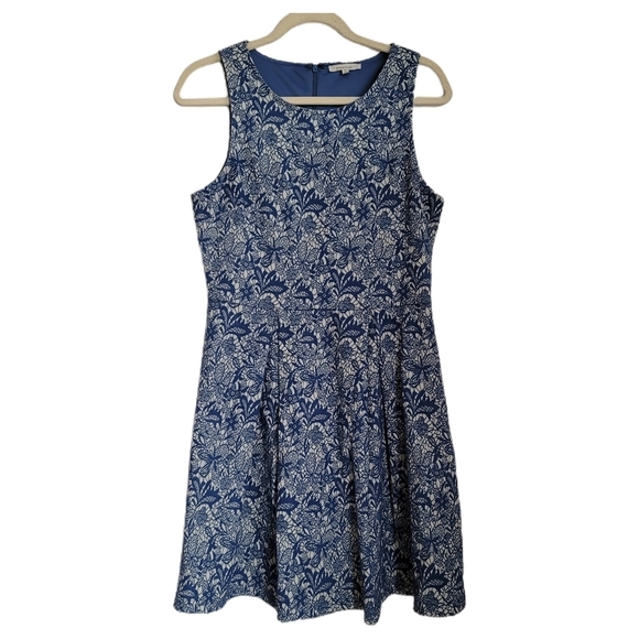 41 Hawthorn Dresses & Skirts - 41 Hawthorn Dress M Medium Blue Floral Sleeveless
